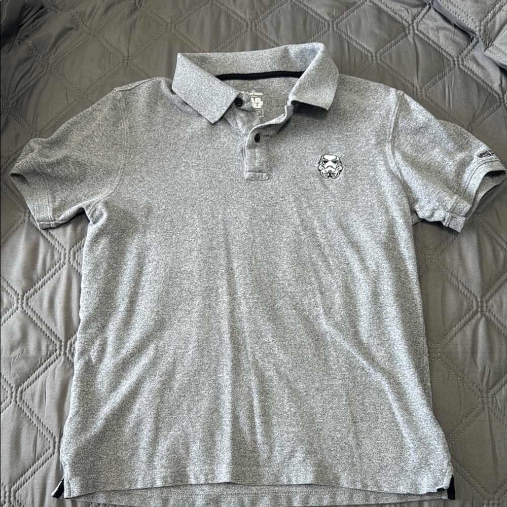 Disney Gray Star Wars Polo Shirt